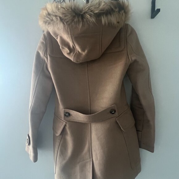 Burberry Tan Coat - Size 2 - Picture 3 of 7